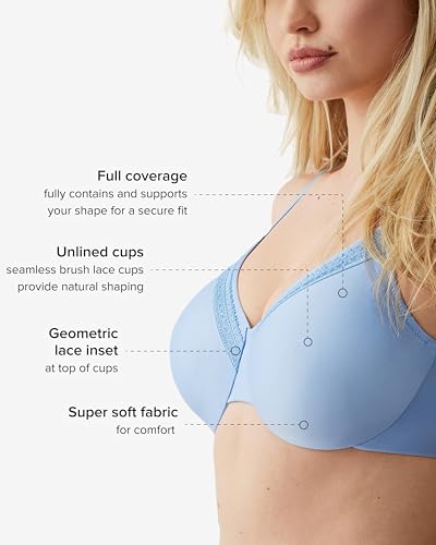 Image of Wacoal Women's Perfect Primer Unlined Full Coverage Underwire Bra, 855213
