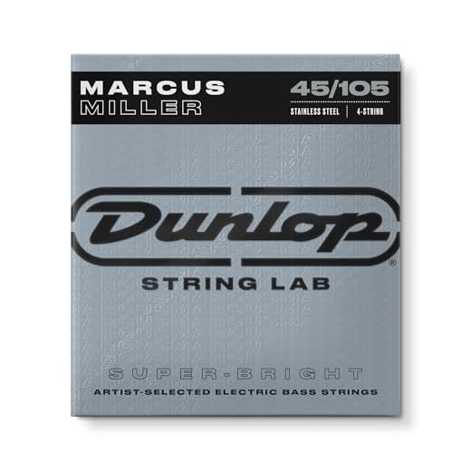 JIM DUNLOP DBMMS45105 - Cuerdas para bajo - Super Bright Marcus Miller SB Medium 45-65-85-105