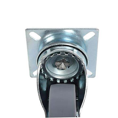 VidaXL 24x Rotelle Girevoli Doppio Freno Robuste