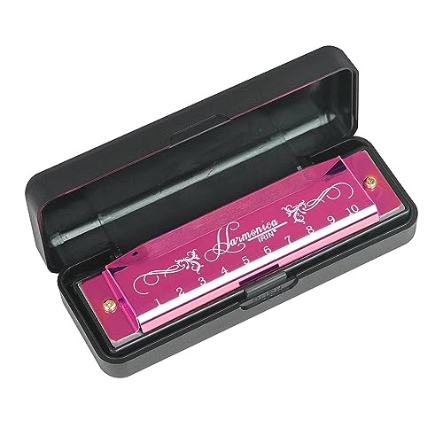 Harmonica en Do 10 trous et 20 tons coloré pour débutant et étudiant
