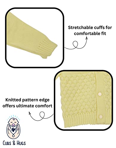 Image of CUBS & HUGS Baby Girl's Wool V-Neck Sweater