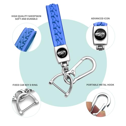 Image of Creativity For BMW X5 Key cover and Key chain accessories (Blue set) | Advanced soft TPU key box is compatible with X1 X3 X4 X5 X6 1 2 4 5 6 7 M3 M5 M6 GT3 GT5 G30 F10 F15 F16 F20 key