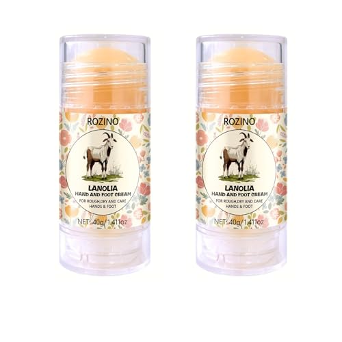 2Pack Lanolin Intensive Hand & Foot Cream Stick for Dry Cracked Skin
