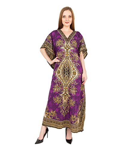 Image of Art Of Creation Women Kaftan Dress Tunic Long Maxi Plus Size