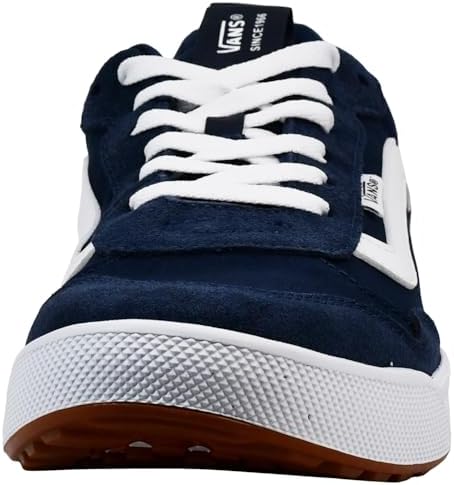 Vans Tênis masculino Range EXP, Camurça/lona azul marinho/branco