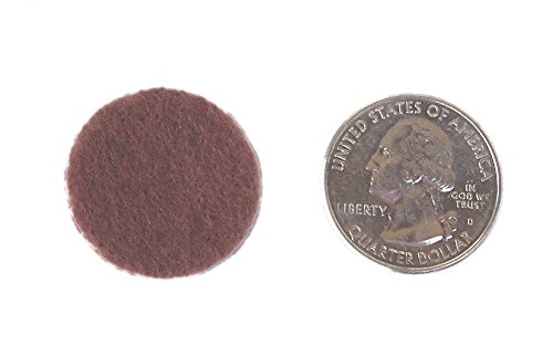 Image of Playfully Ever After Cocoa Brown Craft Felt Circles (1 Inch - 100pc)