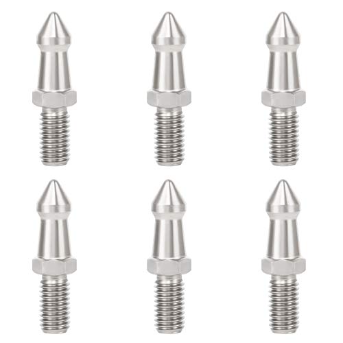 Huayue 6Pcs Tornillo de Pies de Tr�pode Picos de Tr�pode de C�mara, 3/8
