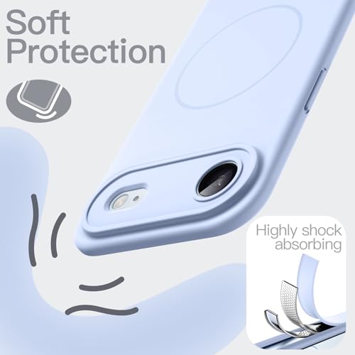 Image of JETech Magnetic Silicone Case for iPhone Air, Blue
