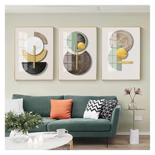Tableau déco nature chic en toile d'art durable | Impression murale géométrique d'exception
