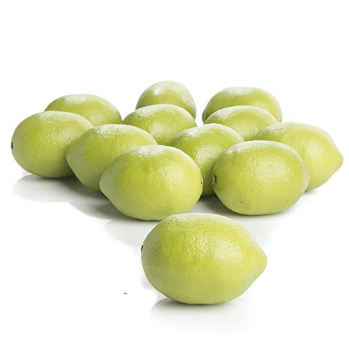 Factory Direct Craft Package of 12 Artificial Limes for Home Decor, Commercial Displays, and Crafting …
