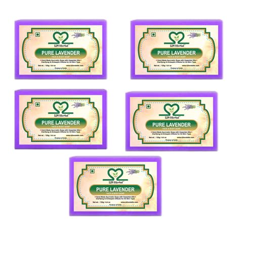 Image of Lavender Soap (Pack of 5) (5 x 125 g)