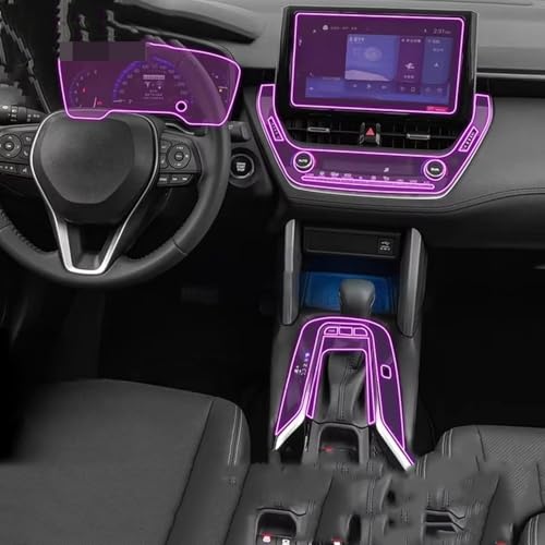 Film TPU console Toyota Corolla Cross idéal pour protéger l'intérieur