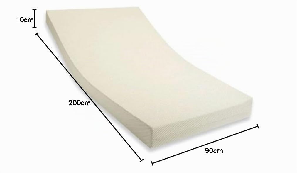 Doctorsleep Medisleep Kaltschaum Rollmatratze Kern 10 cm mit Bezug - Milano Größe: 140x200 cm Härtegrad 2