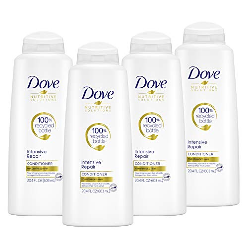 Dove Nutritive Solutions Strengthening Conditioner for Damaged Hair Intensive Repair with Keratin Actives 20.4 oz 4 Count