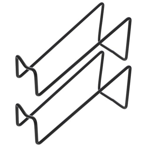 SUPVOX Botellero de Metal Pequeño para Vino 2 Piezas, Soporte Independiente para Botellas, Porta Vino Moderno y Funcional para Hogar, Bar y Restaurante, Estante para Almacenamiento