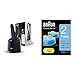 Braun 4 In 1 Stazione Di Pulizia Smartcare Per Rasoio Elettrico Series 5, 6 E 7 & Clean & Charge Cartucce Di Ricarica Per Rasoio Da Barba Elettrico, Compatibili Con Tutte Le Stazioni Smartcare