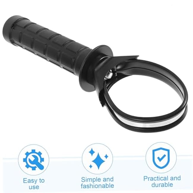 Upgrade Gyro Ball Wrist Strengthener Replacement Handle for Hand Training Wrist Ball Bracket Grip for Forearm Exerciser Easy to Install Accessory