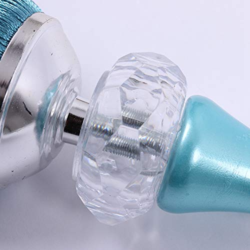 BERTERI Crystal Ball Curtain Tassel Tieback Elegant Hanging Ball Curtain Holdback Window Treatment Accessory