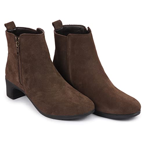 Image of FAUSTO Women Flared Heel Boots