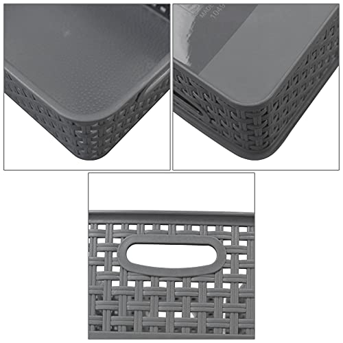 Ikando Cestini Portaoggetti Cestino Plastica