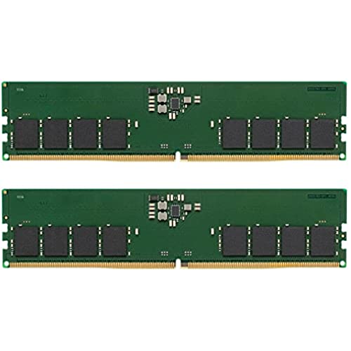 Kingston ValueRAM 16GB (2x8GB) Kit of 2 4800MT/s DDR5 Non-ECC CL40 DIMM 1Rx16 KVR48U40BS6K2-16 Desktop Memory