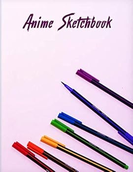 Anime Sketchbook : 100 Blank Pages, 8. 5 X 11, Sketch Pad for Drawing Anime Manga Comics