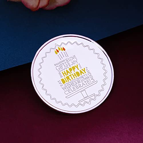 Image of Ananth Jewels BIS Hallmarked Silver Coin 10 Grams Happy Birthday Gift
