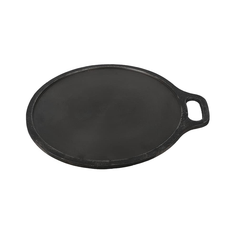 The Indus Valley PreSeasoned Super Smooth Cast Iron Tawa for Dosa/Roti