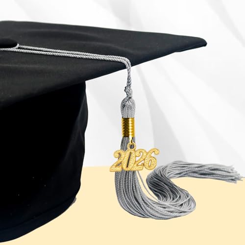 Image of GraduationMall Single&Multiple Color Graduation Tassel with 2026 Year Charm 9 inch