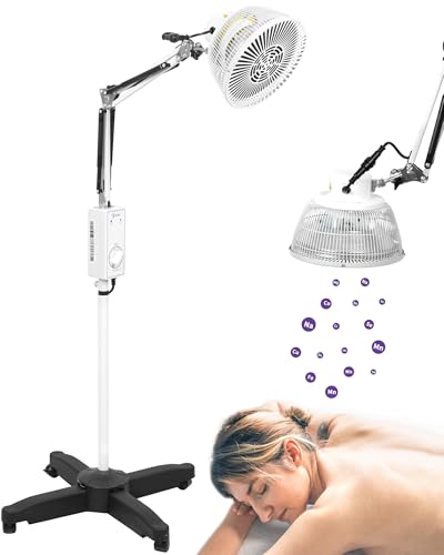 YKinaes TDP Lamp, Mineral Light Therapy Device for Pain Relief, Relaxing Muscle, with Quick Heating for Home & Clinic Use
