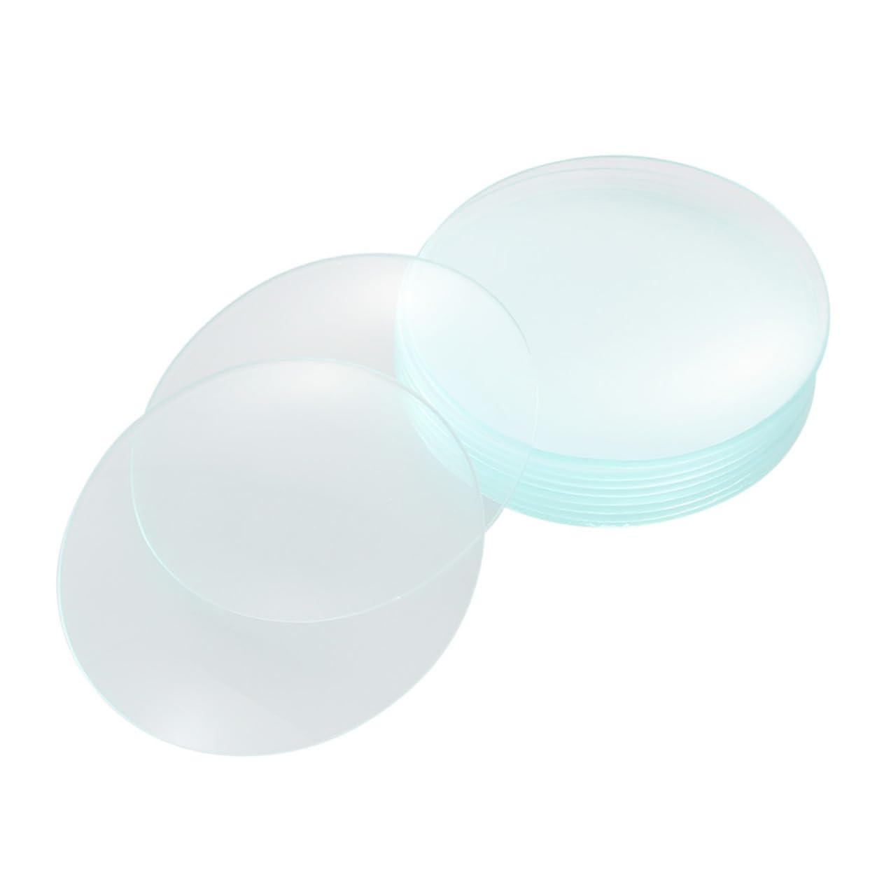 POPETPOP Copertura in Vetro da Laboratorio 10 Pezzi, Coperchio per Becher, Può essere Usata come Coperchio e Portatore, per Laboratorio e Aula
