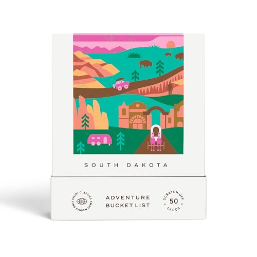 South Dakota Adventure Bucket List: 50 Scratch-Off Cards for...