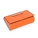 CHARMING TAILOR Small Crocodile Print Clutch Bag PU Alligator Handbag Women’s Clutch Purse (Orange)