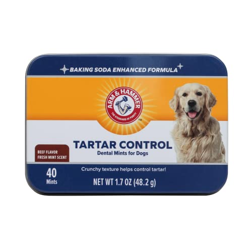 Arm & Hammer Tartar Control Dental Mints for Dogs, Beef Flavor, 40 Ct, 2-Pk - image 5