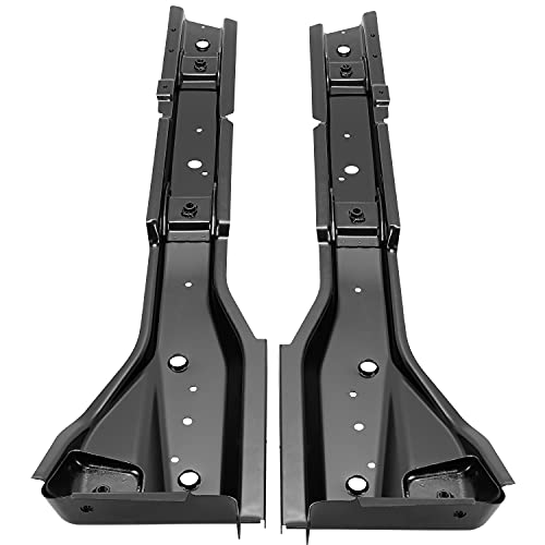 ECOTRIC Full Body Mounts Torque Boxes Floor Supports Compatible with 1997-2006 Jeep Wrangler TJ Metal