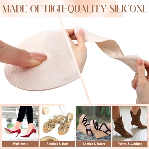 4 pares de plantillas de gel para tacones altos para mujer miniatura 3