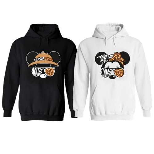 Safari Hoodie, Family Hoodie, Matching Family Hoodie, Leopard Vacation Hoodie, Mouse Hoodie, Wife Hoodies