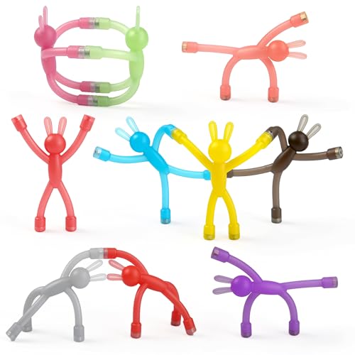 Easter Basket Stuffers for Toddlers Kid 10Pcs Magnetic Fidget Travel Toys Magnets Bunny People for Toddler Boy Girls Airplane Car Road Trip Activities...