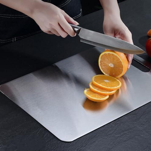 Planche en titane robuste double face, ustensile durable pour couper la viande - 4