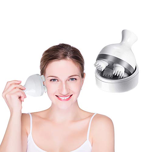 Bigzzia Electric Hair Scalp Massager 4 Heads with 76 Nodes Deep Clean