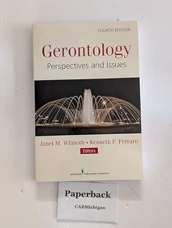 Gerontology: Perspectives and Issues 4th Edition book cover