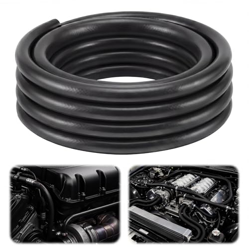 Outus 3/4" ID Heater Hose, 25FT EPDM Rubber Black Heater Hose, 280PSI Working Pressure for Automotive Radiator/Heating Systems