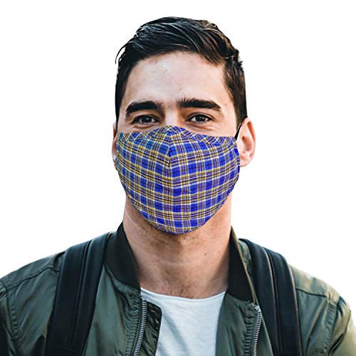 Image of VRITRAZ Print Reusable Washable PM 2.5 Anti Pollution Activated Carbon Dust Face Mask with Breathing Valve
