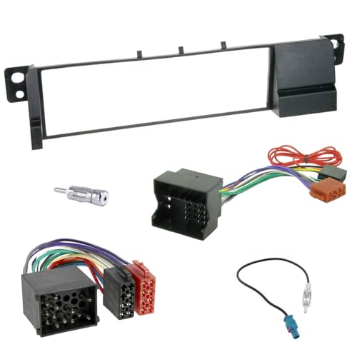Single Din Stereo Dash Install Kit For BMW 1 & 3 Series – Radio Mount Combo Kit