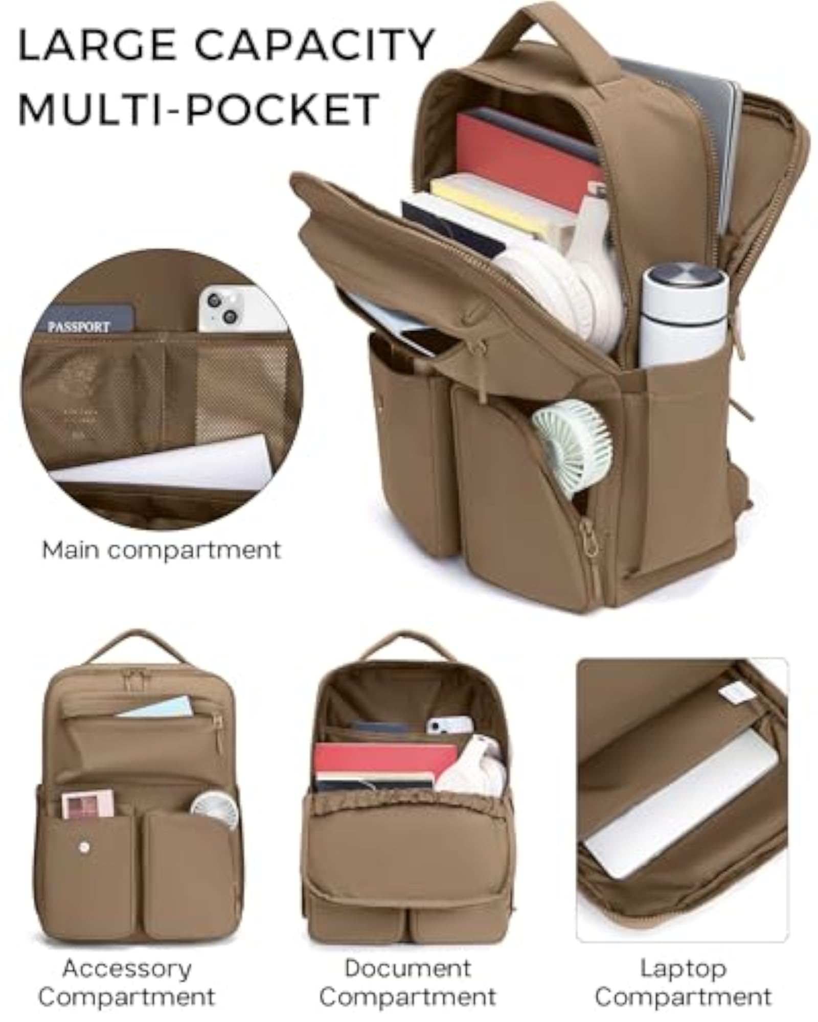 Backpack for Work, Stylish and Functional