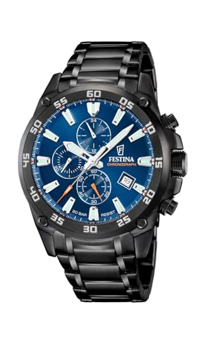 Chronographe Festina Timeless en acier élégant et précis pour homme