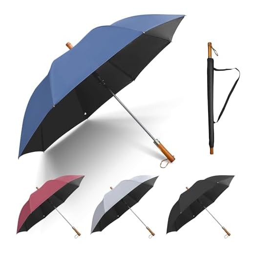 Best mens umbrella for walking 54-Inch Large Automatic Open Umbrella