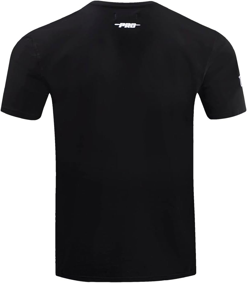 Pro Standard Men's University of Arkansas Classic Chenille Short Sleeve Tee Black M - Image 4