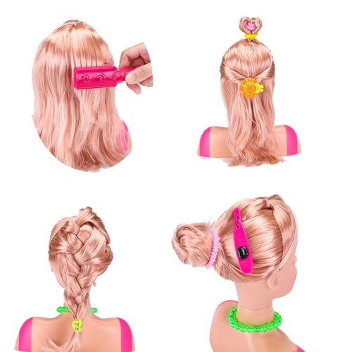 Konhaovf KEDOUNG Styling Head Doll For Girls' Hair And Makeup Practice thumb #5