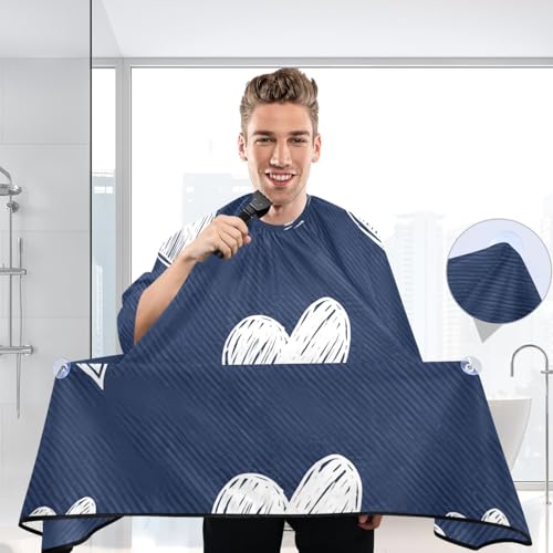 Capa para cortar cabello impermeable con cierre ajustable miniatura 6